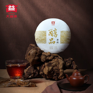 中華老字號，大益 醇品 普洱普餅熟茶 2201批次 357g