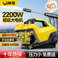 閑鳥 高壓洗車機(jī)洗車高壓水槍插電220V清洗機(jī)