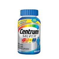 Centrum 善存 海外 進(jìn)口銀片 中老年男士復(fù)合維生素200粒 50歲以上男性補充維生素多維礦物質(zhì)