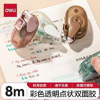 deli 得力 點(diǎn)狀雙面膠 8m