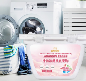 貝因美旗下！冠軍寶貝 多效濃縮洗衣凝珠100顆
