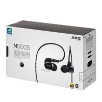 AKG 愛(ài)科技 N5005 入耳式掛耳式藍(lán)牙耳機(jī) 鋼琴黑