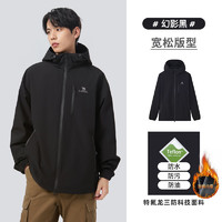 CAMEL 駱駝 男士加絨夾克外套加厚登山服M33CS01132