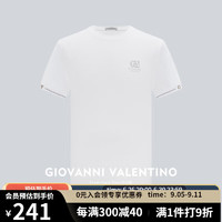 VALENTINO 華倫天奴 卓凡尼·華倫天奴  男士桑蠶絲涼感休閑T恤  M03320570-1