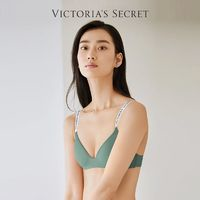 VICTORIA'S SECRET 維密 全新Logo字母肩帶透氣舒適薄款無痕文胸內(nèi)衣