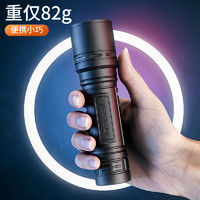 SUPFIRE神火手电筒小型便携S33可充电户外超亮小型手电迷你家用耐用头灯
