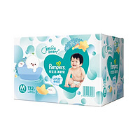 Pampers帮宝适清新帮纸尿裤M132片尿不湿尿裤超薄透气干爽