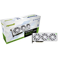 万丽GeForceRTX4070TiSUPER16G雪狐白色全新游戏电脑独立显卡