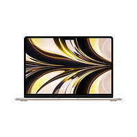 Apple苹果MacBookAir2022款M2芯片版13.6英寸轻薄本星光色（M28核、核芯显卡、16GB、256GB