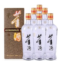 董酒 董香型白酒 54度 500ml*6整箱裝 贈(zèng)白標(biāo)小酒1瓶