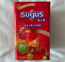 sugus瑞士糖混合水果味礼盒装550g