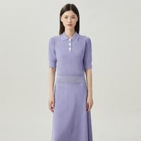 GIRDEAR哥弟DEEPBREATH深呼吸纯棉POLO针织衫上衣短袖女