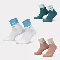 NIKE耐克男女透气拼接叠层舒适休闲中筒运动袜DD2795-302-609