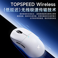 MC迈从M7无线鼠标三模2.4G/蓝牙/有线连接原相PAW3395白色