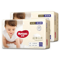 HUGGIES好奇金装成长裤XXL74(15kg以上)加加大号婴儿尿不湿超薄拉拉裤