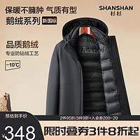 FIRS杉杉三合一鹅绒夹克可拆卸鹅绒内胆