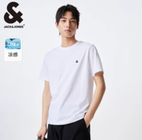 JACK&amp;JONES杰克琼斯男纯色短袖秋冬季打底衫