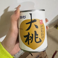 真心罐頭 大桃瓣糖水黃桃罐頭 336g*6罐