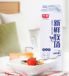 限北京！Bright 光明 新鮮牧場 高品質(zhì)牛乳 950ml