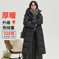雪中飞反季断码清仓！328g高充绒女士长款羽绒服抵御负25度低温