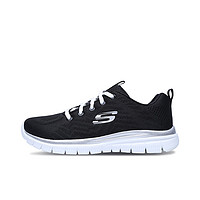 SKECHERS斯凯奇GracefulGetConnected女子跑鞋12615/BKW黑色/白色38