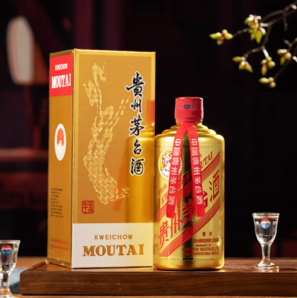 MOUTAI 茅臺(tái) 金色 53%vol 醬香型白酒 500ml 單瓶裝