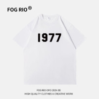 FOG RIO 重磅情侶短袖T恤純棉 210g