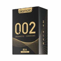 日本进口，Okamoto冈本002黑金超薄避孕套组合10片装（数字薄2片+随机8片）