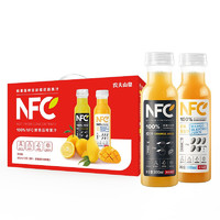 NONGFU SPRING 農(nóng)夫山泉 100%NFC果汁飲料橙汁+芒果混合汁300ml*12瓶繽紛禮盒