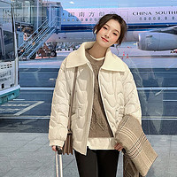 FELIPEVARELA女2024年新款短款棉袄冬季羽绒棉服女外套小个子