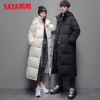 YAYA鸭鸭羽绒服鸭鸭（YAYA）情侣羽绒服男女长款冬季外套反季清仓超值