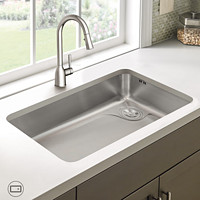 MOEN 摩恩 艾森系列 SK42811C01 不銹鋼大單槽 銀白色 800*450*200mm