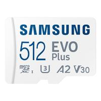 SAMSUNG 三星 MB-MC/D Micro-SD存儲(chǔ)卡 512GB（UHS-I、V30、U3、A2）