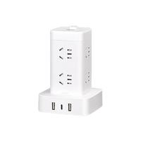 DELIXI德力西H-DK8X2A1CG立体插座8位五孔＋3USB1.7m