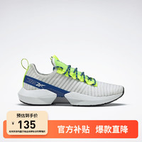 Reebok锐步男鞋女鞋SOLEFURY经典运动健走跑步鞋FY0859_灰色/荧光色中国码:39(25cm),US:7