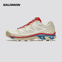 salomon 薩洛蒙 男女款 越野跑鞋 XT-6 米灰色 472934 4.5 (37 1/3)