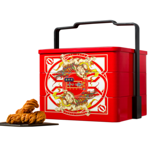 桂發(fā)祥十八街印象天津禮盒880g（內(nèi)含10支麻花、9枚小八件糕點）天津特產(chǎn)
