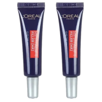 欧莱雅（L'OREAL）紫熨斗眼霜二代全脸淡纹玻尿酸淡化黑眼圈眼袋提拉紧致送女友7.5ml*2