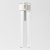 MUJI 無(wú)印良品 無(wú)印良品 MUJI 共聚酯 便攜水杯 Tritan 白灰色 350ml