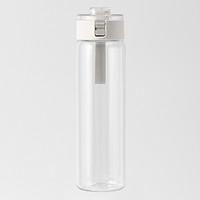 MUJI無印良品无印良品MUJI共聚酯便携水杯Tritan白灰色350ml
