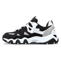 SKECHERS斯凯奇D'LITES2.0女子休闲运动鞋99999693/BKW黑白36