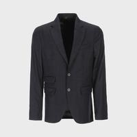 MassimoDutti男士经典格纹英伦西装职业西服商务通勤单西西服