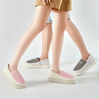 盼偶遇男女居家加绒厚底棉拖鞋