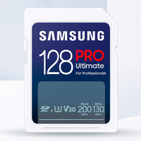 SAMSUNG 三星 PRO Ultimate SD存儲(chǔ)卡 128GB（UHS-I、V30、U3）