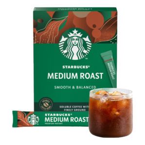 星巴克（Starbucks）速溶咖啡黑咖啡0糖10條23g 中度烘焙  法國進(jìn)口