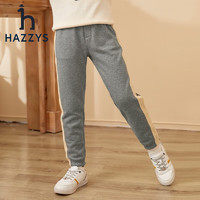 HAZZYS 哈吉斯 男童長褲 中花灰165