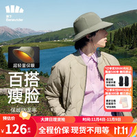 Beneunder蕉下保暖气绒渔夫帽男女同款防风防水防晒帽子CL52023户外百搭月影绿58-60