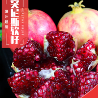 田园东方突尼斯软籽石榴新鲜应季水果净重二级4.5斤（350-450g）4-7个