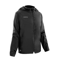 DECATHLON迪卡侬防水运动外套防风透湿软壳衣运动黑色141-150cm10-11岁-4547578