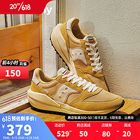saucony 索康尼 復(fù)古休閑鞋男女同款夏季新款運(yùn)動鞋子JAZZ RENEW吳念真推薦 黃-3 35.5
